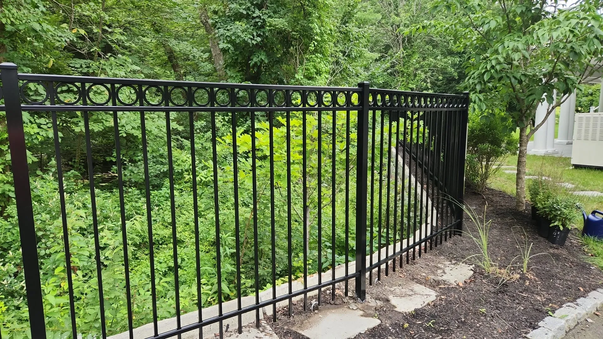 Ornamental aluminum fence photo 11