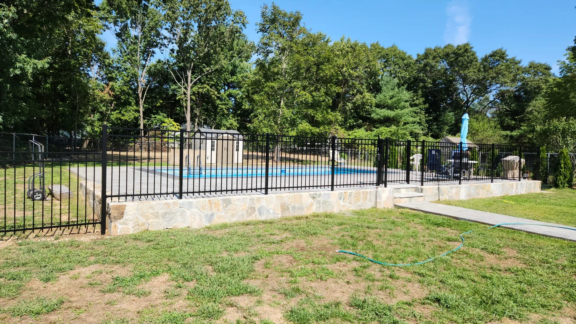 Ornamental aluminum fence photo 18