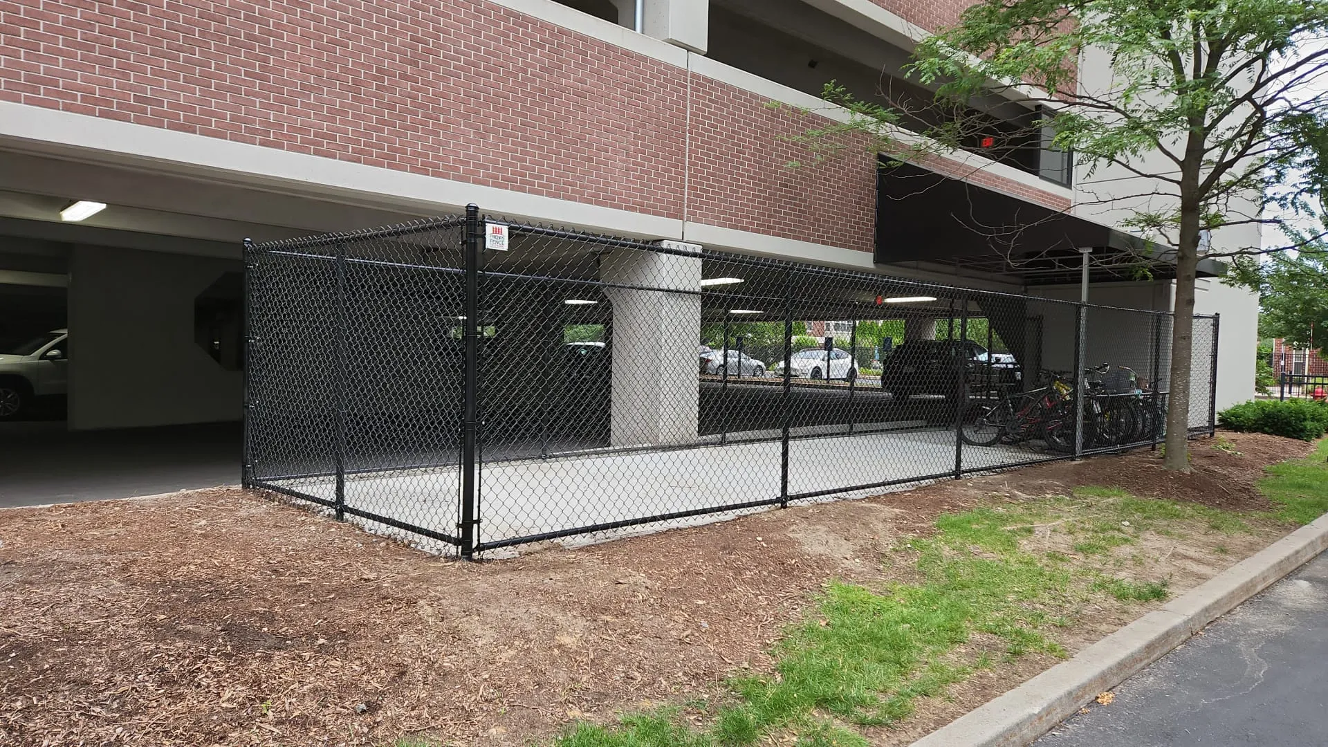 Chain link fence photo 6