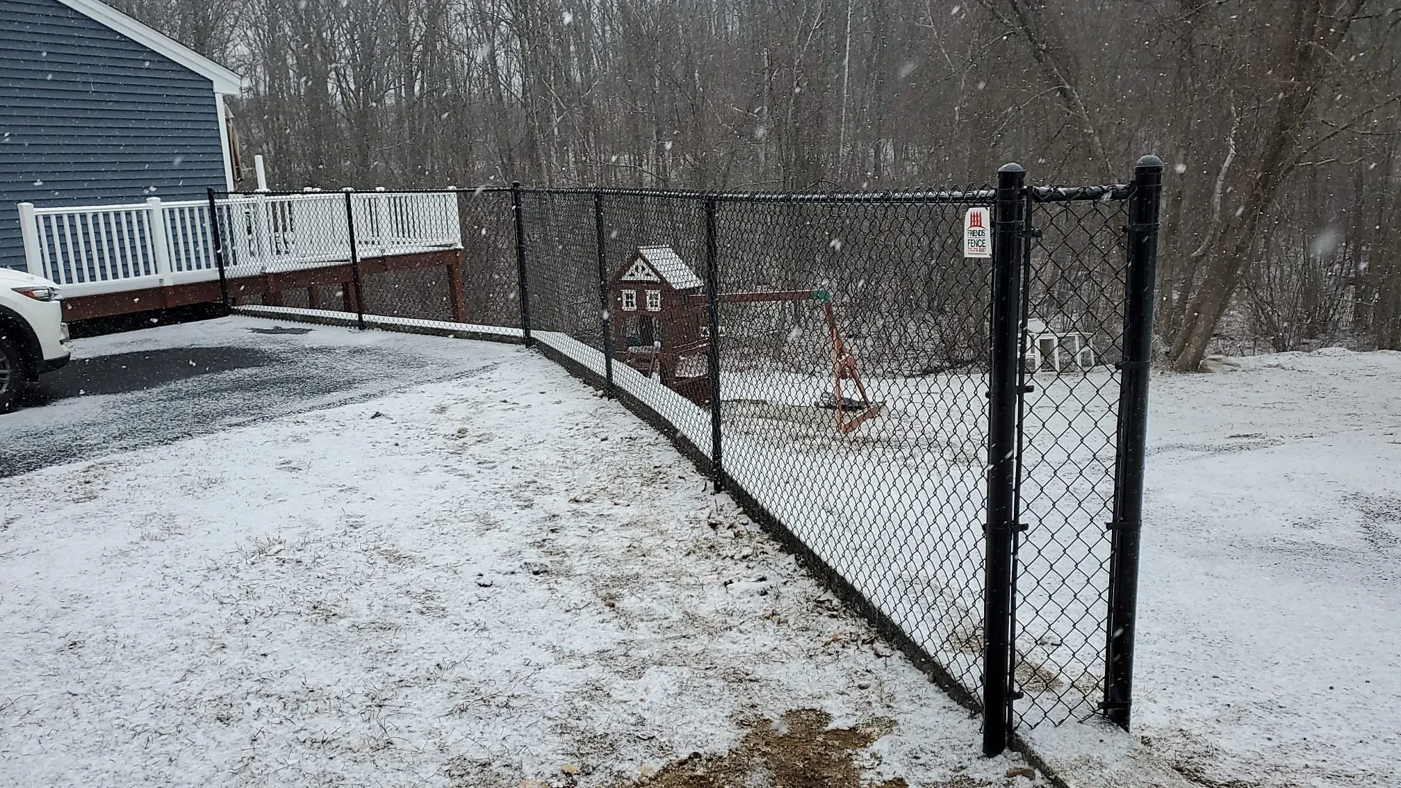 Chain link fence photo 8