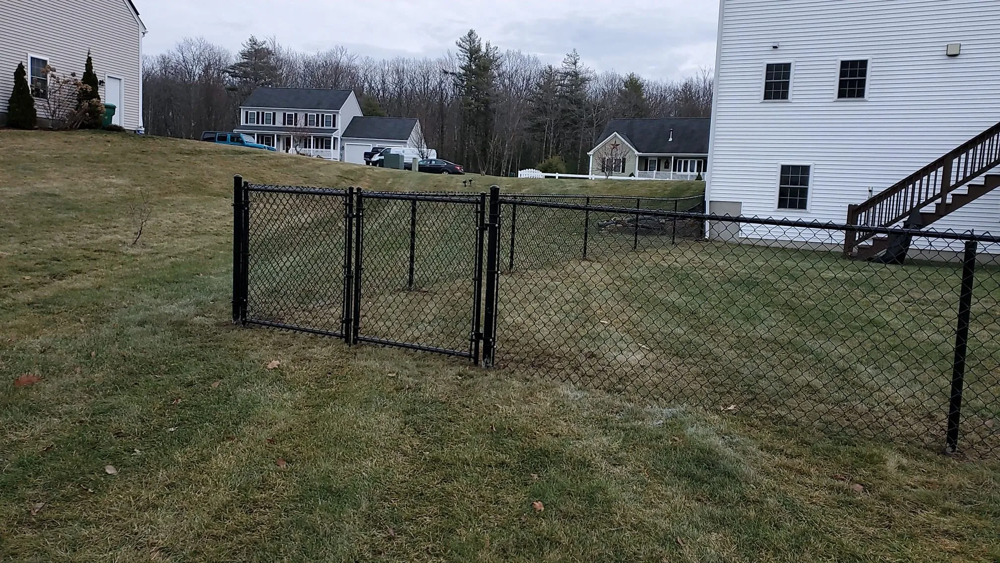 Chain link fence photo 10