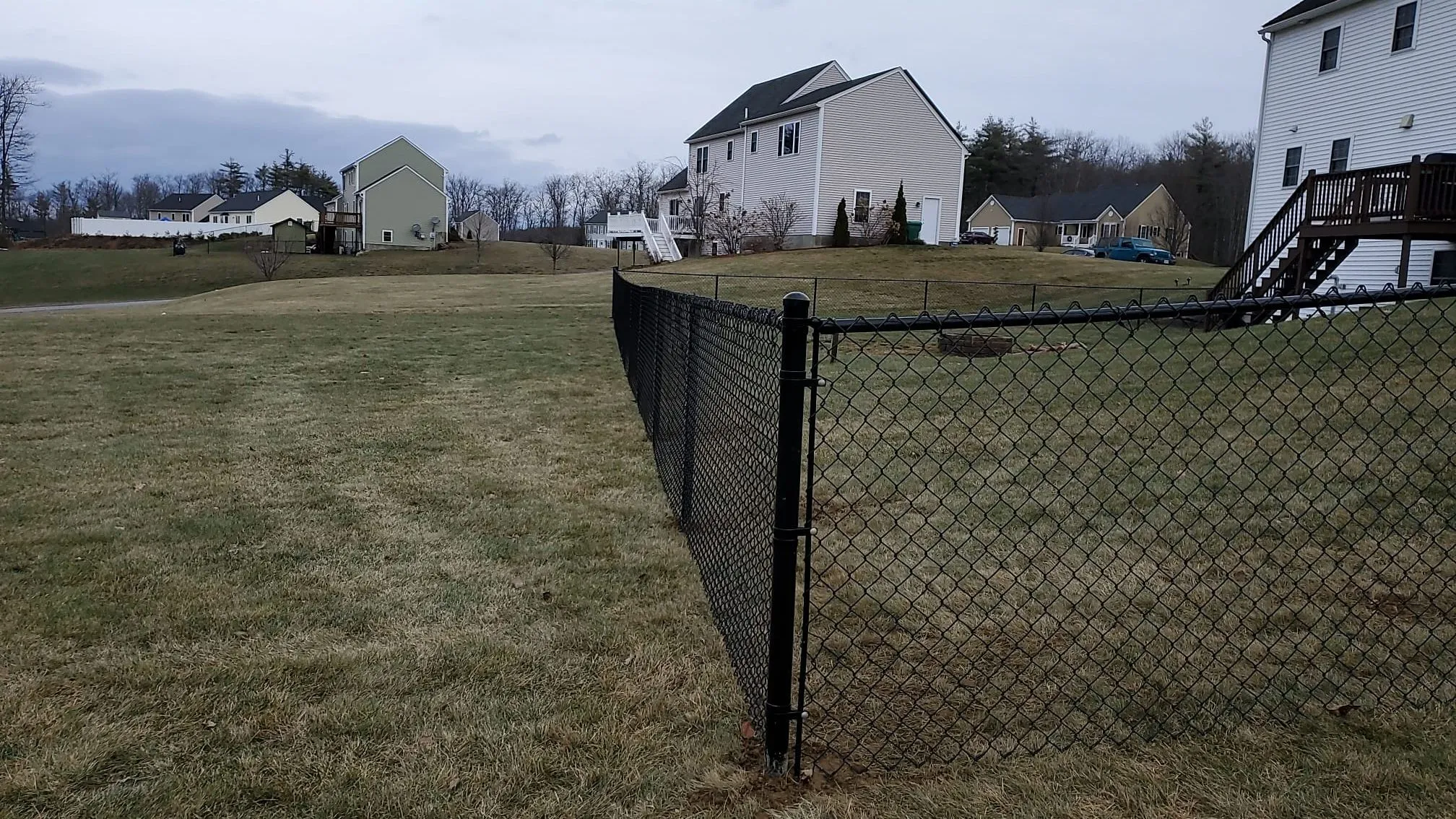 Chain link fence photo 11