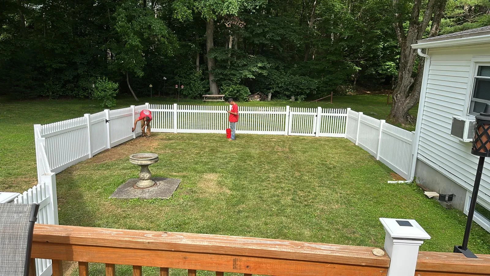 Fence repair service by Friends and Fence